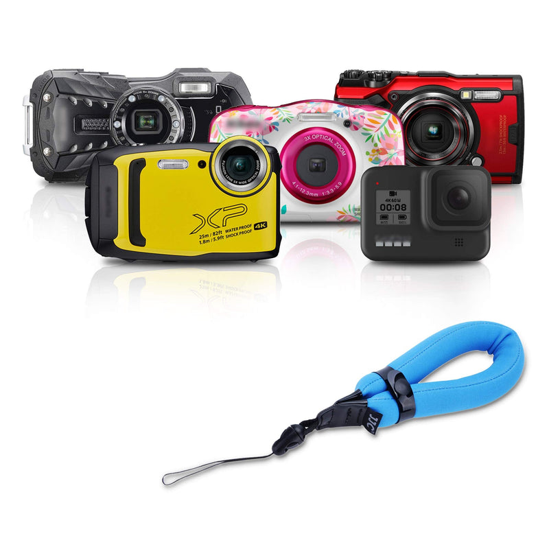  [AUSTRALIA] - Camera Floating Wrist Strap for Olympus TG-6 TG-5 Nikon W300 W150 Gopro Hero 9 8 Blue