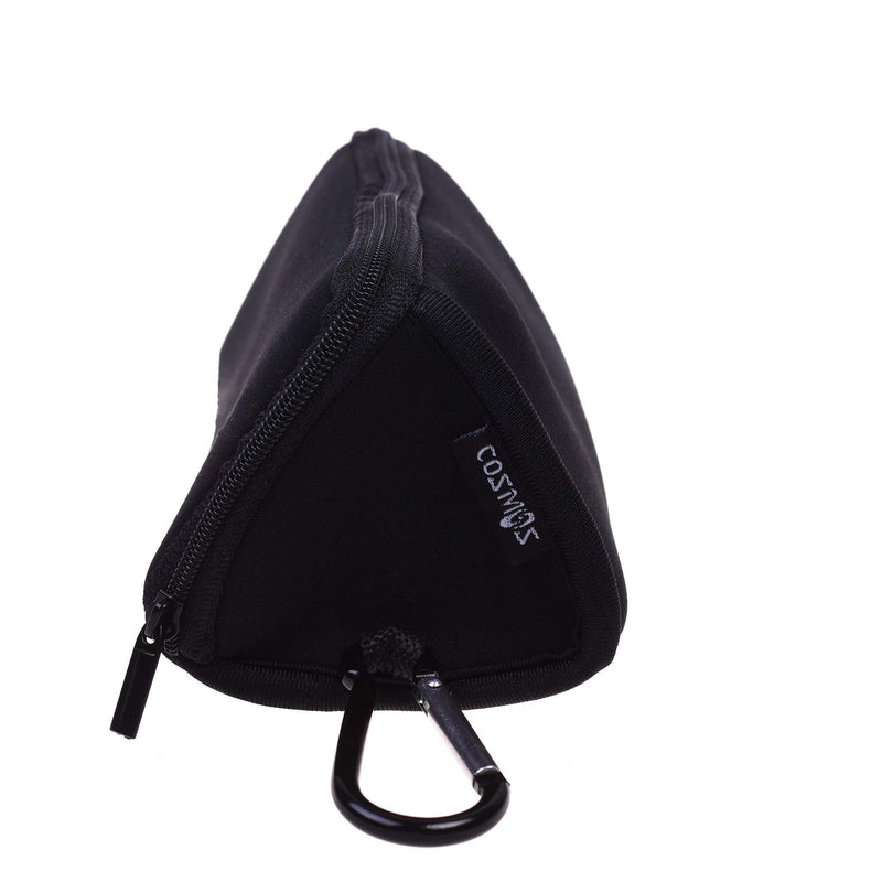COSMOS Black Neoprene Utility Storage Case Pouch Bag Pen Holder Zipper Travel Carry Bag - LeoForward Australia