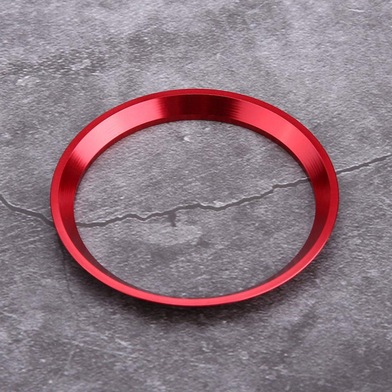  [AUSTRALIA] - Car Steering Wheel Logo Decorative Ring, Car Steering Wheel Ring Cover Trim for CLA GLK A Class W204 W246 W176 W117 C117 (Red) Red