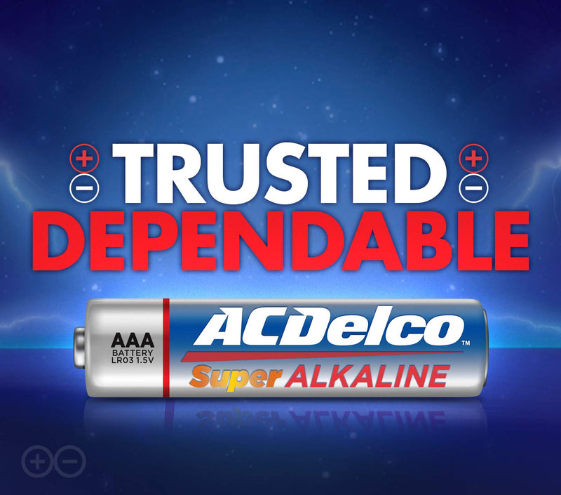 ACDelco 48-Count AAA Batteries, Maximum Power Super Alkaline Battery, 10-Year Shelf Life - LeoForward Australia