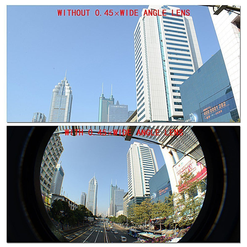  [AUSTRALIA] - 55mm Wide Angle Lens for Nikon D3400, D3500, D5600 with 18-55MM AF-P DX, DL24-500, DL 24-500MM Digital Camera