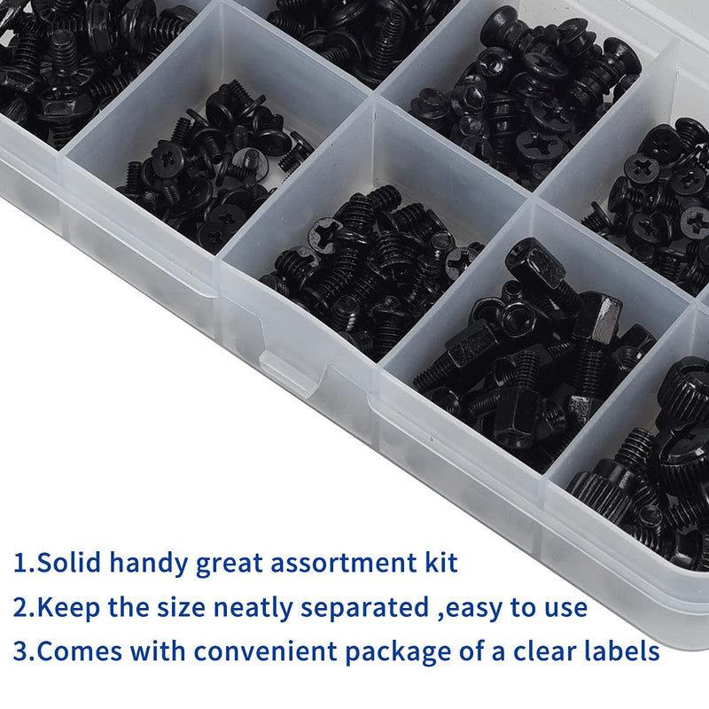  [AUSTRALIA] - 400PCS Computer Screws Motherboard Standoffs Assortment Kit for Universal Motherboard SSD Hard Drive PC Fan Power Supply Graphics PC Case ATX Case, for DIY Installation & Repair