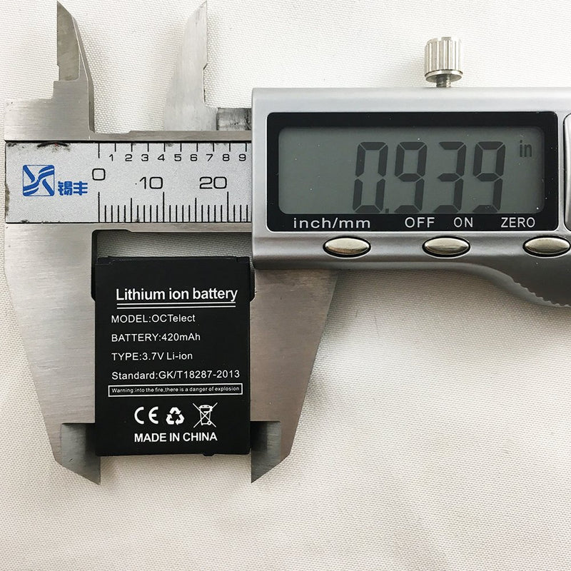 Smart Watch Battery DZ09 Rechargable Lithium Battery with 420MAH Capacity - LeoForward Australia