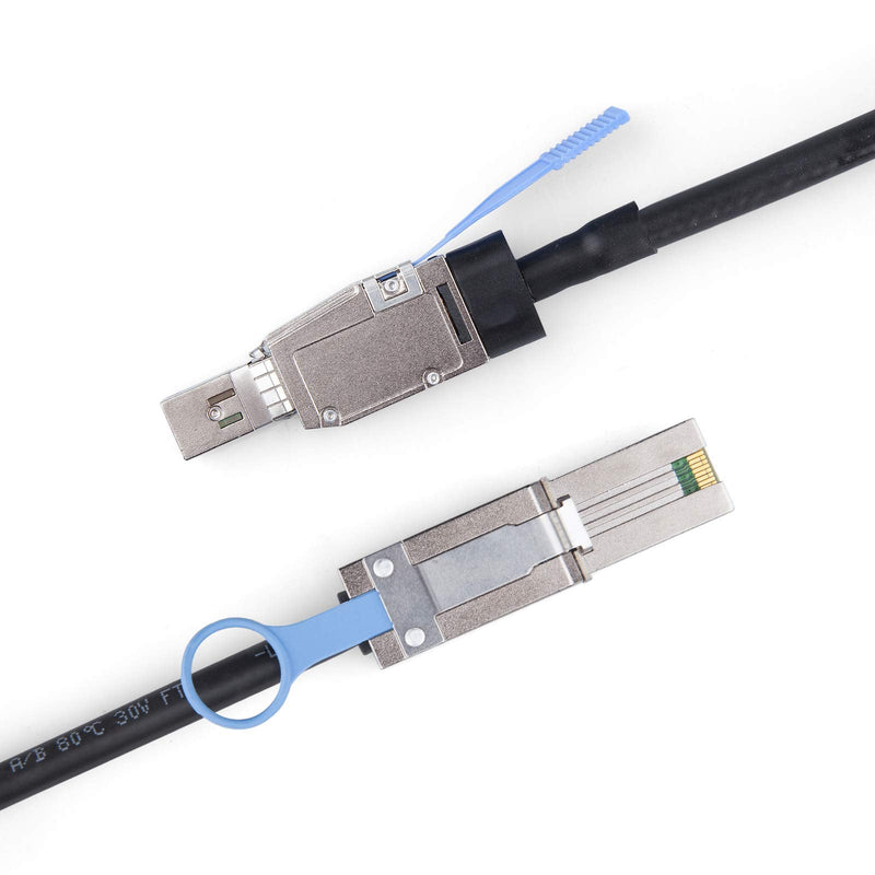  [AUSTRALIA] - #10Gtek# External Mini SAS HD SFF-8644 to Mini SAS SFF-8088 Hybrid Cable, 1-Meter(3.3ft) 1m SFF-8644 to SFF-8088