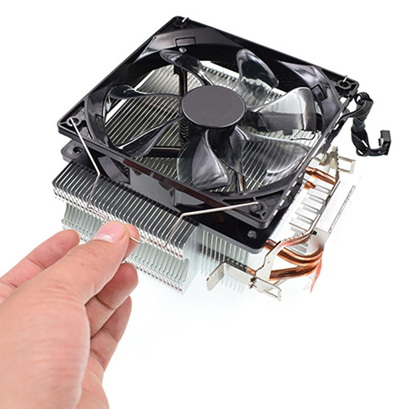 [AUSTRALIA] - Lovelysp Fan Buckles CPU Heatsink Fan Buckles 12CM Wire Buckle Upper Hook Type Fixing Clips Computer Cooling Accessories-4PCS