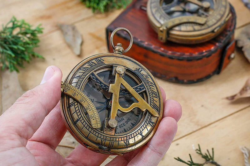 Personalized Compass, Gift for Husband, Son, to My Man, to My Fiancé, Dad, Boyfriend, for Customized Compass A-For fiance - LeoForward Australia