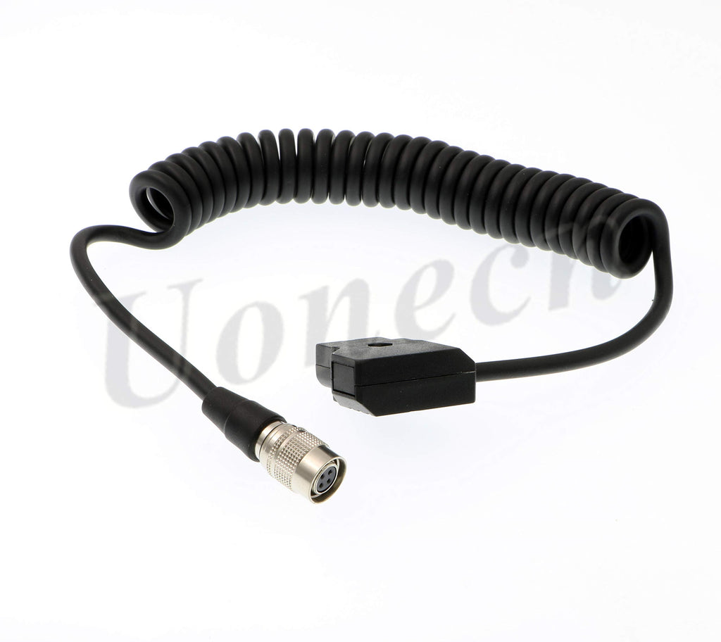  [AUSTRALIA] - Uonecn Power Spring Cable for SmallHD AC7 OLED DP7 Monitor Hirose 4 Pin Female to D-tap