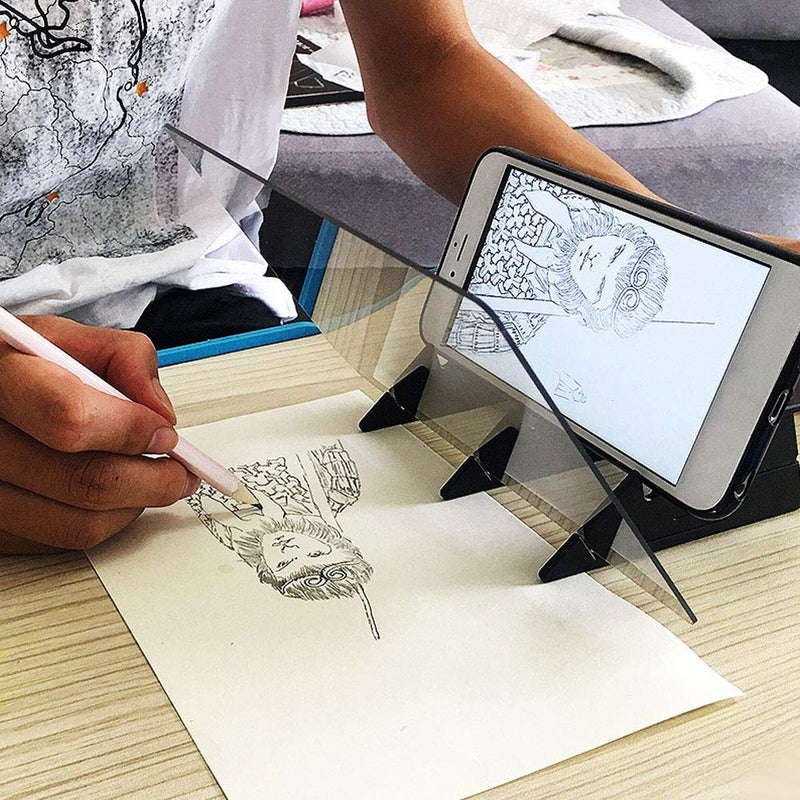  [AUSTRALIA] - Optical Drawing Board,Portable Optical Tracing Board Copy Pad Optical Drawing Projector Tracing Board DIY Sketch Painting Table Desk Tools