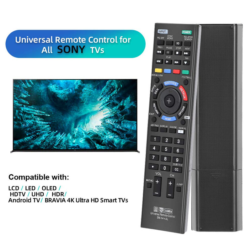 Gvirtue Sony Universal Remote Control for Almost All Sony RM-YD005 RM-YD014 RM-YD018 RM-YD021 RM- YD024 RM-YD025 YD026 RM-YD027 RM-YD028 RM-YD040 RM-YD063 RM-YD065 RM-YD092 RM-YD102 RM-YD103 RM- Y156 SN-14+L - LeoForward Australia