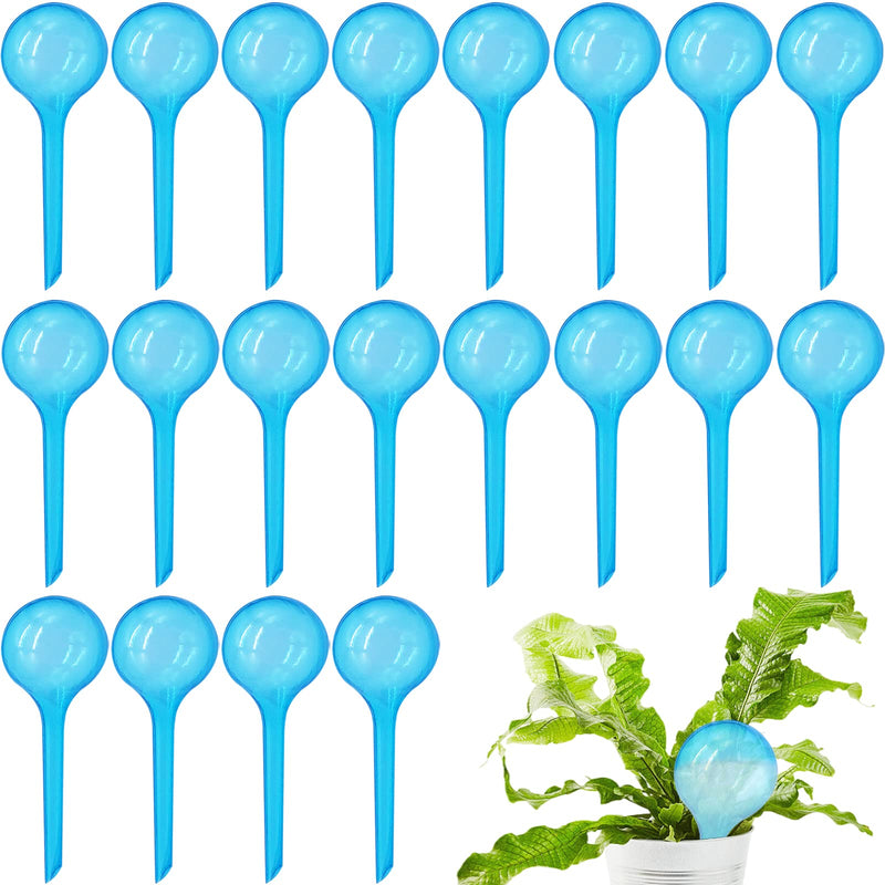  [AUSTRALIA] - 20 Pcs Plant Watering Bulbs,Plastic Automatic Watering Globes,Self Watering Planter Insert,Garden Watering Device Irrigation Equipment for Plants,Flowers,Blue 20 PCS Blue