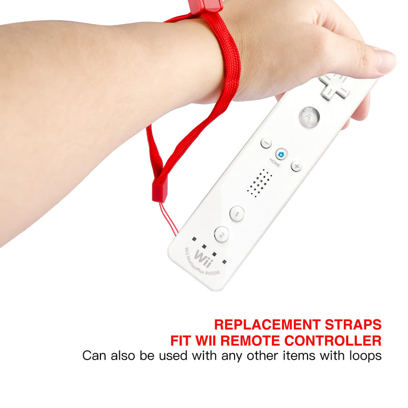 6Pcs Wrist Strap for Wii Remote, Universal Replacement Hand Wristlet Wristband with Lock for Wii Remote Controller, MP3, Digital Camera, PSP DS Lite DSi XL 2DS 3DS XL - LeoForward Australia