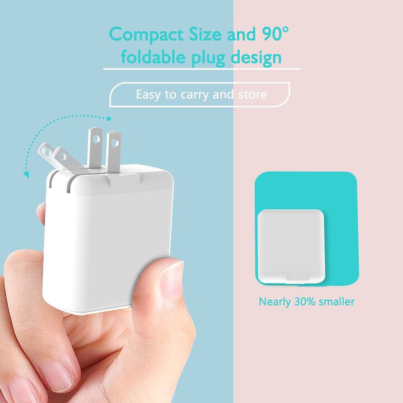  [AUSTRALIA] - 30W USB-C Charger for MacBook-Air 2020 2019 2018 M1 Chip Retina 13-inch,iPad-Air-4th Generation Laptop Tablet with USB C to C Charging Cable Power Supply Adapter Cord