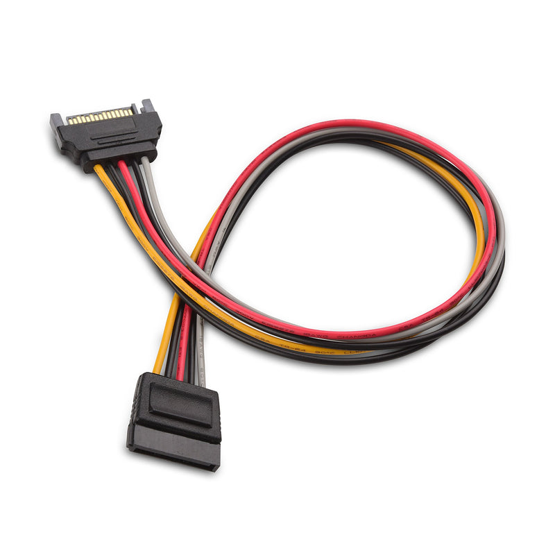  [AUSTRALIA] - Cable Matters 3-Pack 15 Pin SATA Power Extension Cable 12 Inches