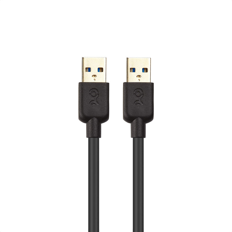  [AUSTRALIA] - Cable Matters Long USB 3.0 Cable (USB to USB Cable Male to Male) in Black 10 ft 10 Feet 1