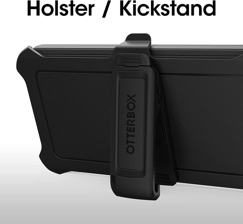  [AUSTRALIA] - OtterBox Galaxy S23+ (Only) - Defender Series Case - Black, Rugged & Durable - with Port Protection - Includes Holster Clip Kickstand - Microbial Defense Protection - Non-Retail Packaging