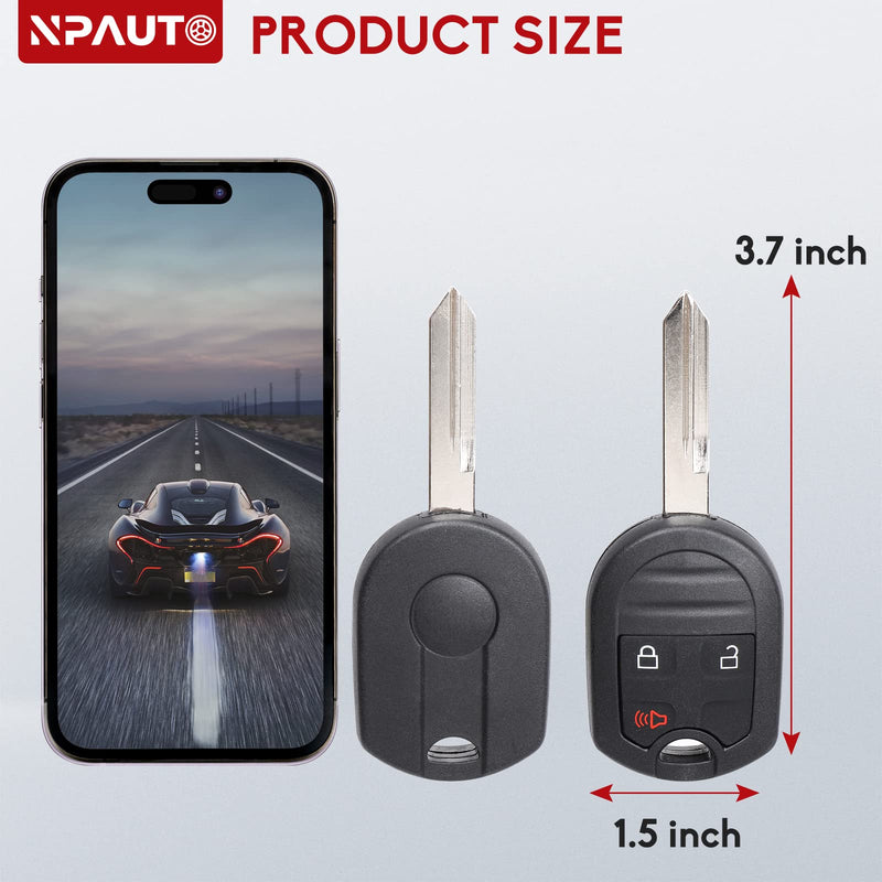  [AUSTRALIA] - NPAUTO Key Fob Replacement, Fits for Ford F-150 F-250 F-350 2004-2016 | Explorer 2001-2015 | Edge Escape Ranger Fusion Econoline Mercury Flex & More - Keyless Entry Remote Car Key Fobs CWTWB1U793