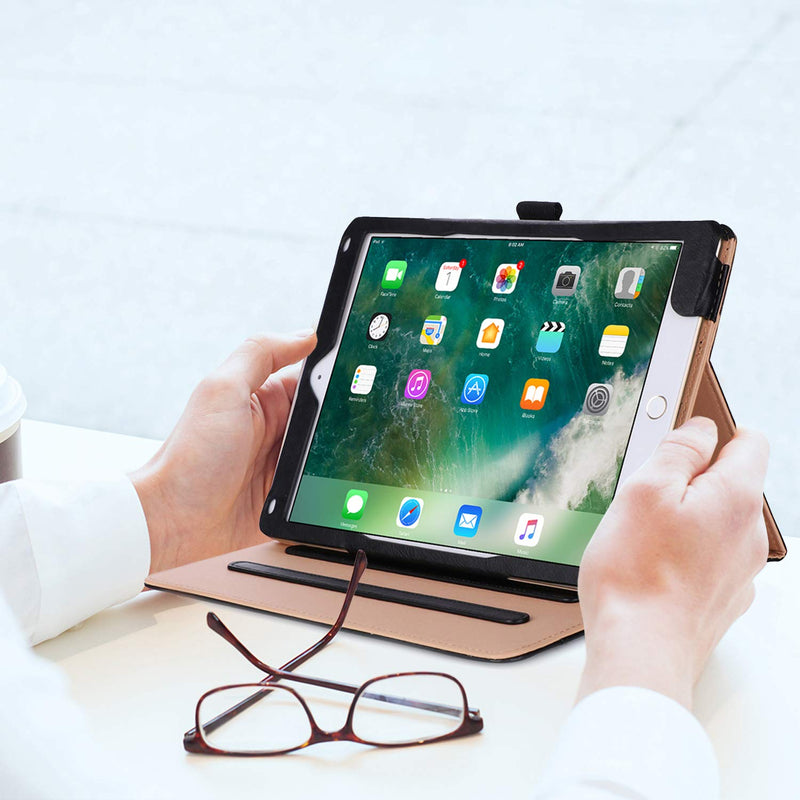  [AUSTRALIA] - ProCase iPad 9.7 Case (Old Model) 2018 iPad 6th Generation / 2017 iPad 5th Generation Case - Stand Folio Cover Case for Apple iPad 9.7 inch, Also Fit iPad Air 2 / iPad Air –Black Black