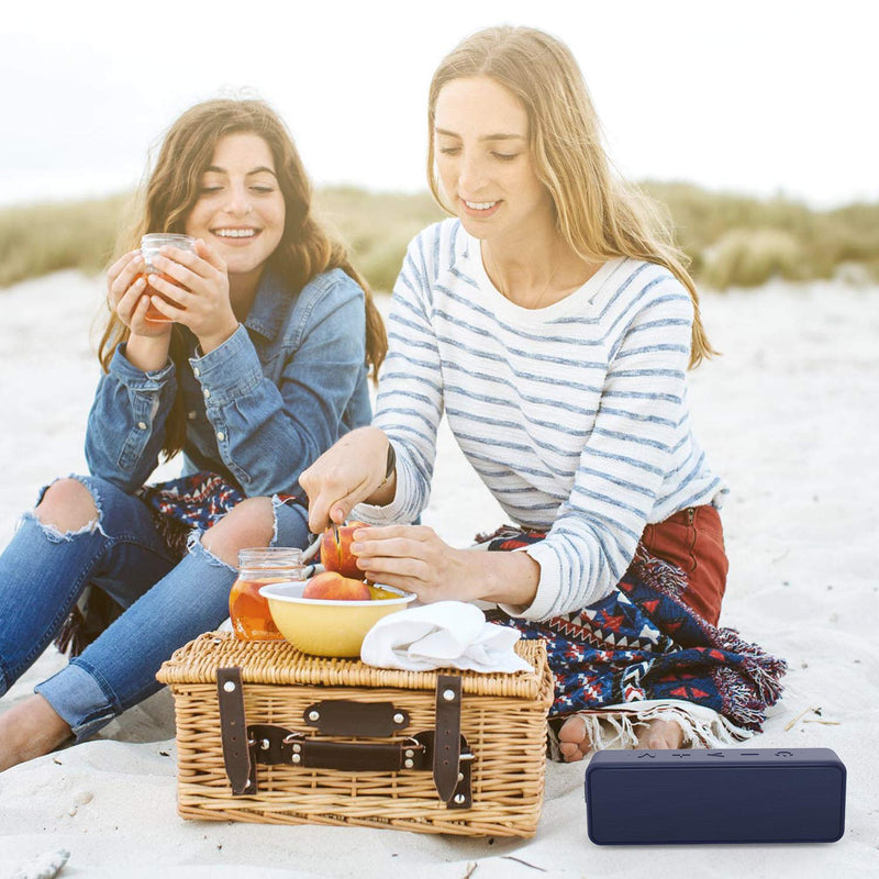  [AUSTRALIA] - Bluetooth Speaker X5 Pro-Portable Wireless Speaker V5.0 with 20W Loud Stereo Sound, TWS, 24H Playtime & IPX7 Waterproof Vanzon Blue