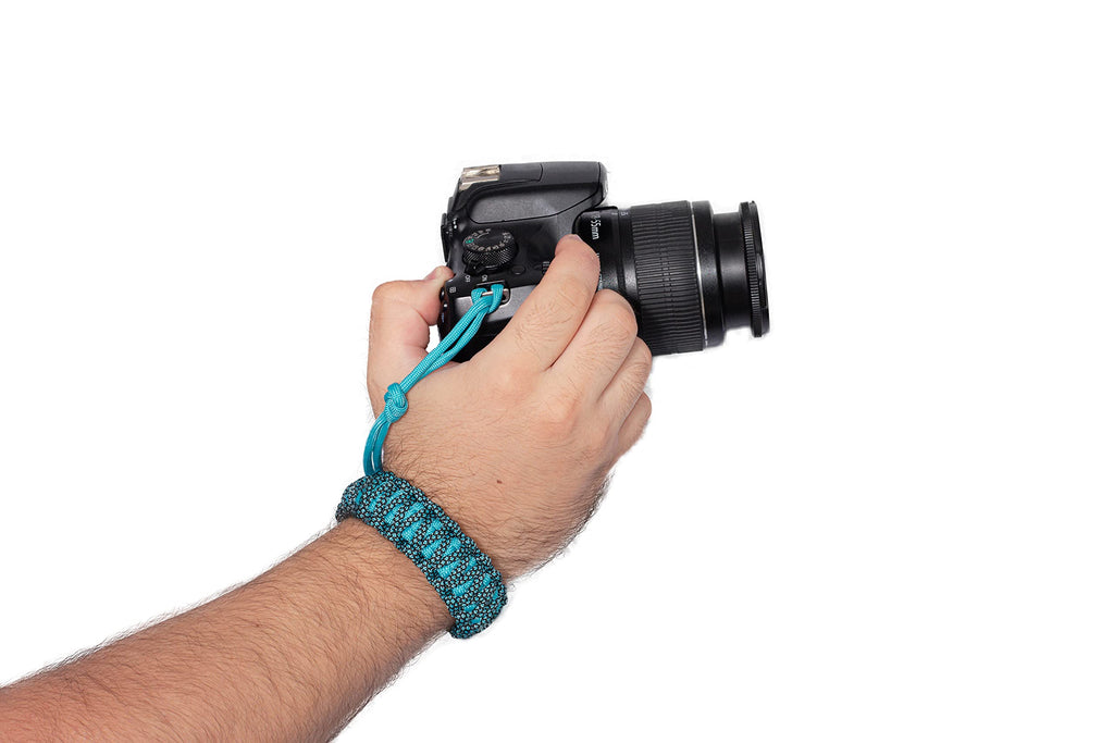  [AUSTRALIA] - Camera Wrist Strap - Secure camera strap for you camera DSLR and Mirrorless Cameras-Camera Strap for Phortographers Caribbean-diamond Turquise