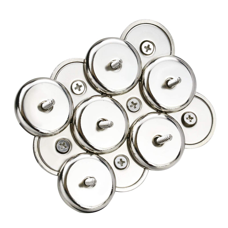 Neodymium Cup Magnets, Strongest Round Base Magnets,Hold up to 95 Pounds - 12pack gc-12P - LeoForward Australia