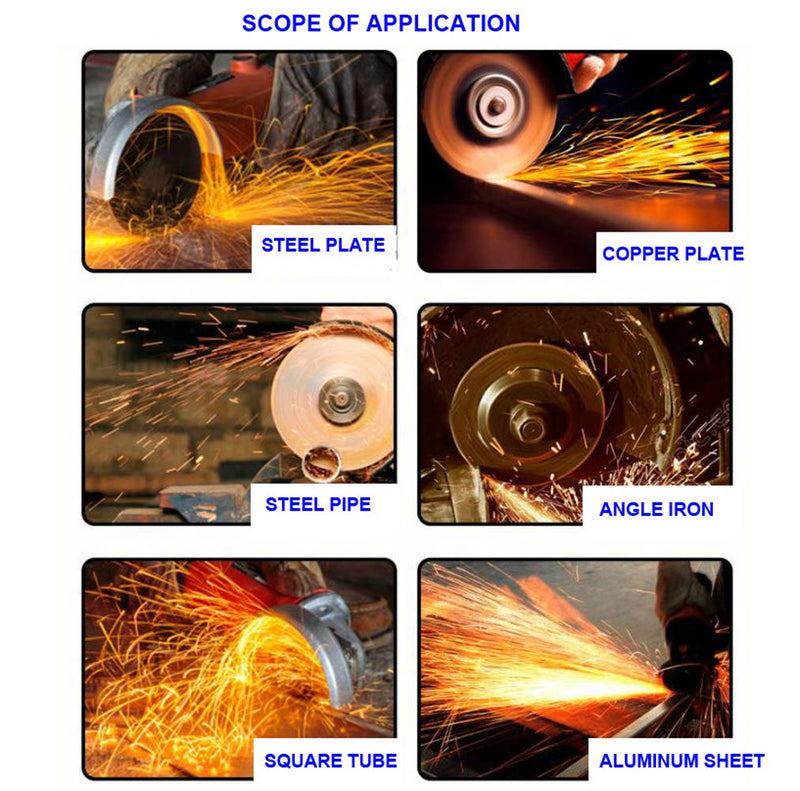  [AUSTRALIA] - 4.5 Inch Cut Wheels Die Grinder Cut Off wheel,Metal,Stainless,Steel 7/8 arbor Cutting Wheel General Purpose Metal Cutting Wheels,Thin Metal Cutting Discs For Angle Grinder (8, 4-1/2 INCH) 8
