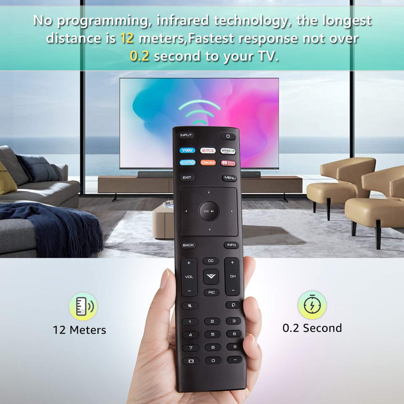  [AUSTRALIA] - Universal Remote Control, XRT136 for VIZIO All LED LCD HD 4K UHD HDR Smart TVs
