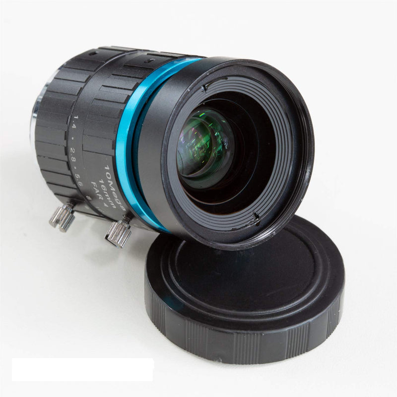  [AUSTRALIA] - Arducam C-Mount Lens for 12MP IMX477 Raspberry Pi HQ Camera, 16mm Focal Length with C-CS Adapter，Manual Focus and Aperture Adjustment