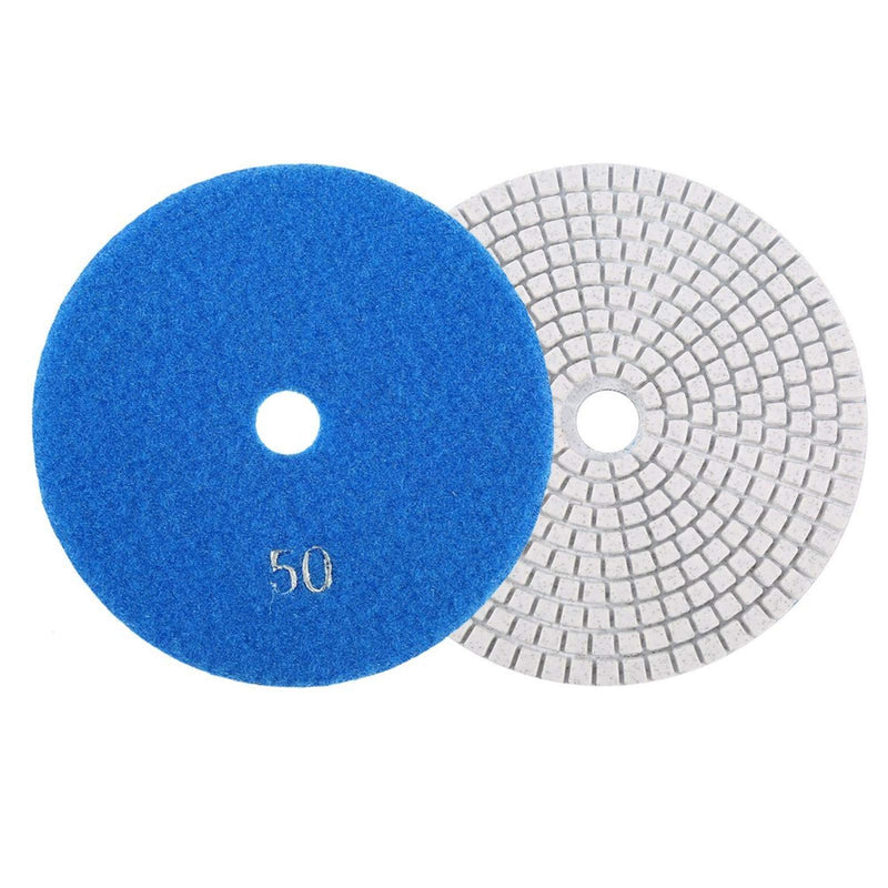  [AUSTRALIA] - 5" Polishing Pads Grinding Disc, Polishing Disc for Granite Concrete Marble Stone Polishing 125mm(50 Grit) 50 Grit