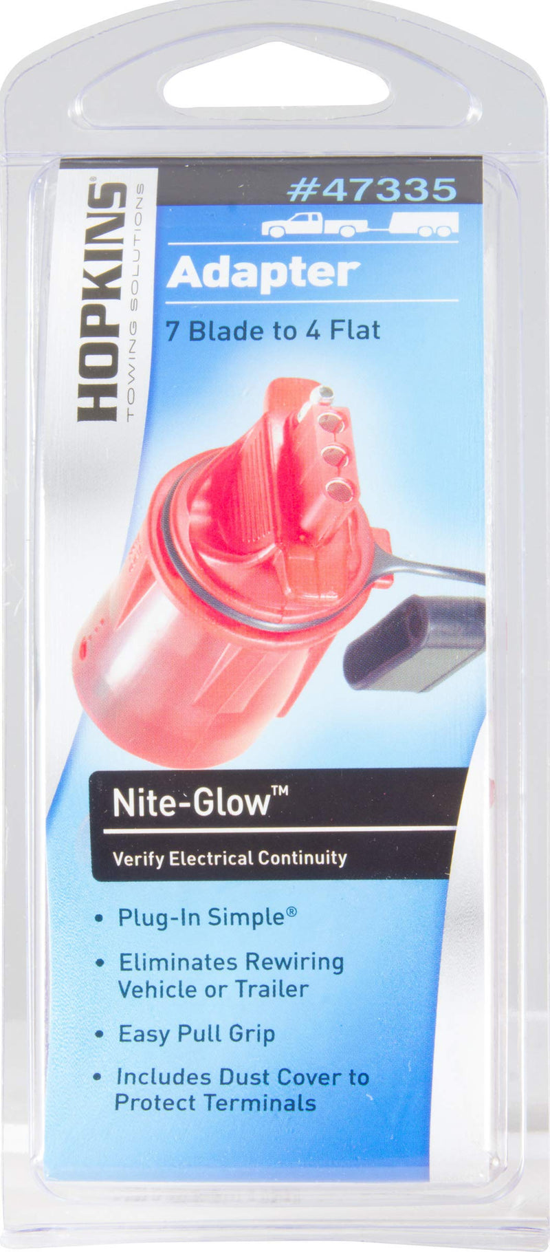  [AUSTRALIA] - Hopkins 47335 4 Wire Flat Nite-Glow Adapter