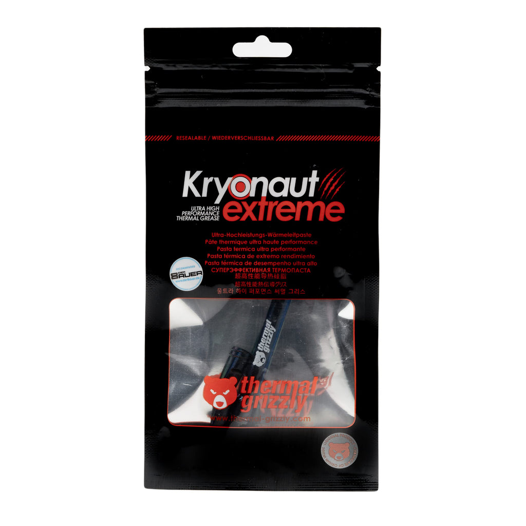  [AUSTRALIA] - Thermal Grizzly Kryonaut Extreme The High Performance Thermal Paste for Cooling All Processors, Graphics Cards and Heat Sinks in Computers and Consoles (2 Gram) 2 Gram