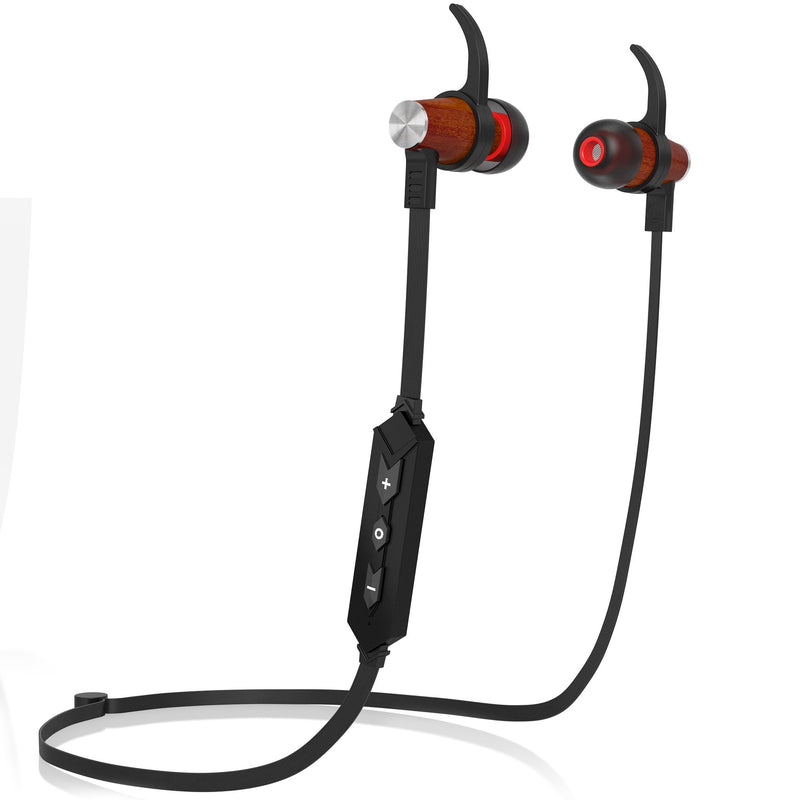 Symphonized XTC Wireless Earphones, Bluetooth Stereo in Ear Headphones, Active Earbuds with in-Line Mic and Volume Controls, for Gym, Sport, Travel (Black) Black - LeoForward Australia
