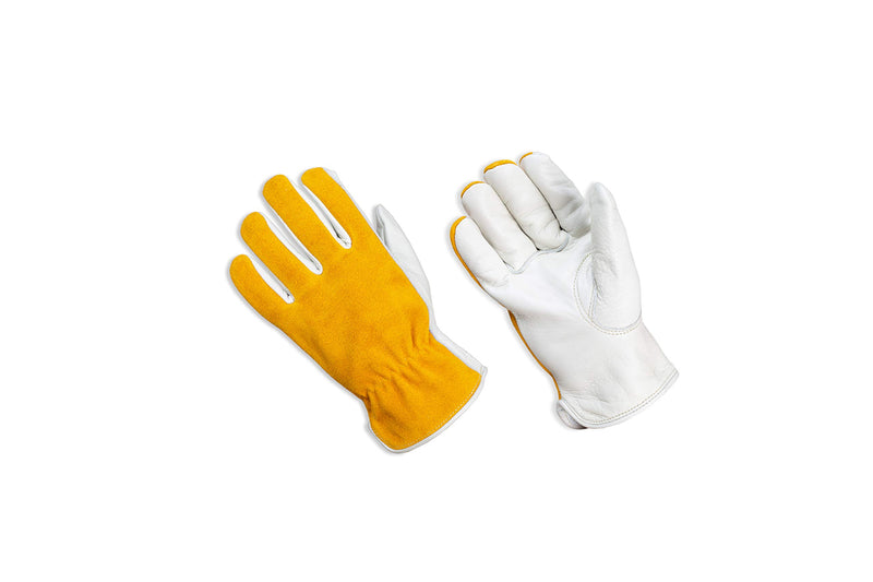  [AUSTRALIA] - Welding Gloves - Cowhide With Rolled Cuff Fire Resistant Gloves (Extra Large) Extra Large