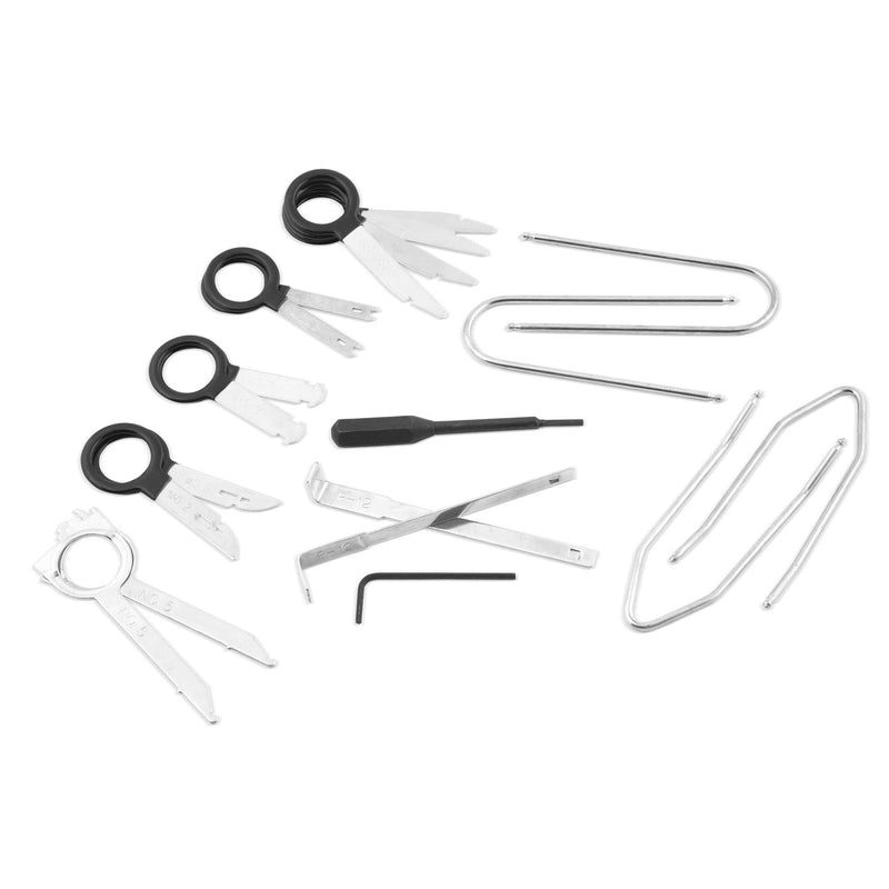  [AUSTRALIA] - AFA Tooling Professional Automotive Audio Stereo CD Player Radio Removal Keys Tool Kit - 20 Pieces 20pcs set