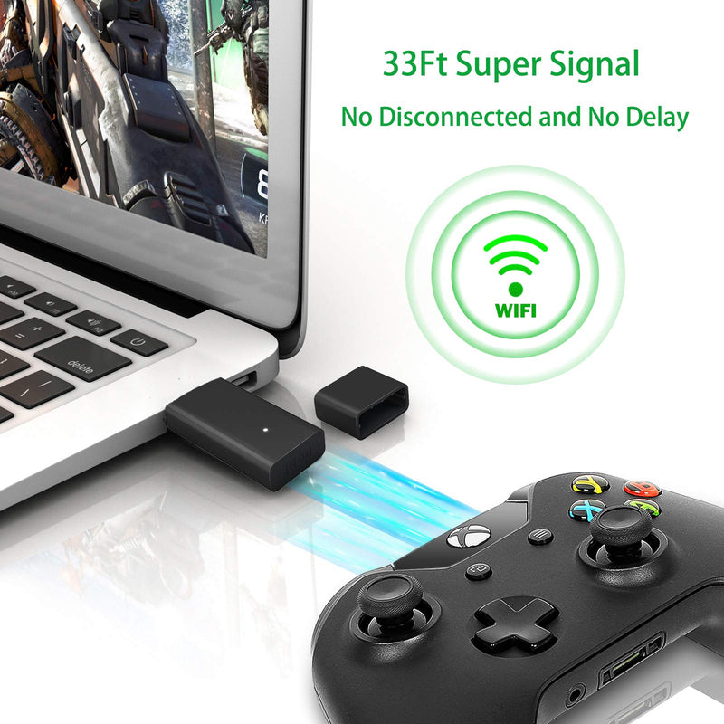 Wireless Adapter for Xbox Works for Windows 10 Compatible with Xbox One Controller, Xbox One X, Xbox One S and Elite Series Controller - LeoForward Australia