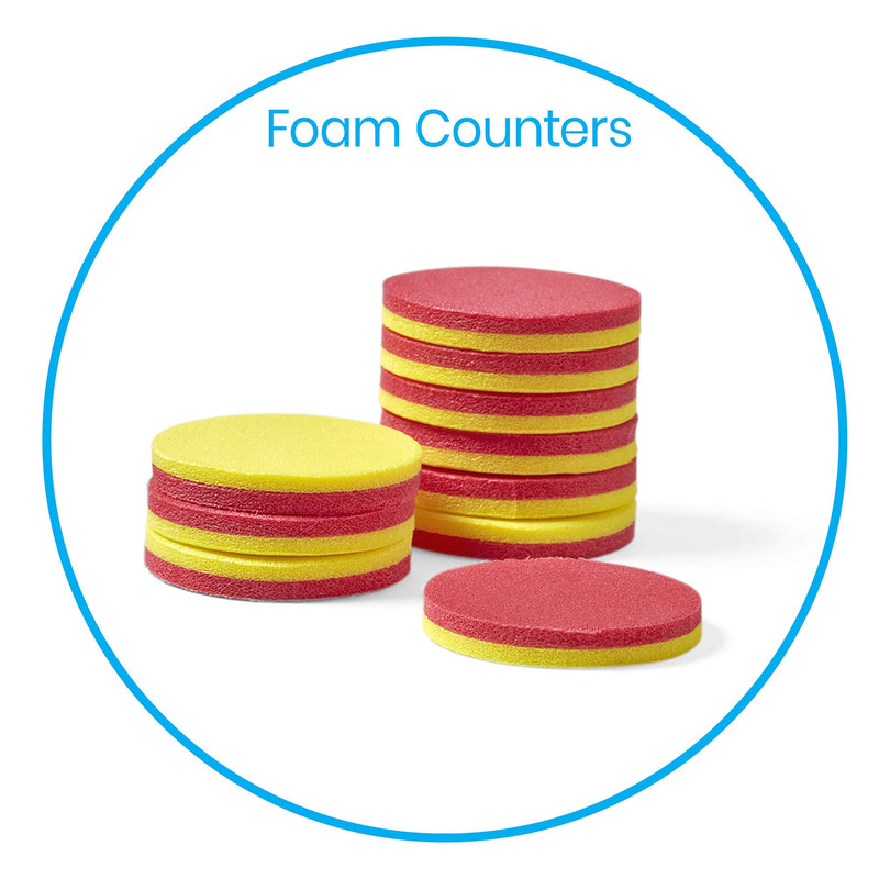 hand2mind Foam Two-Color Counters for Kids Ages 5-8, Math Supplies for Early Math Learners, Math Manipulatives for Counting, Grouping, and Bingo Chips, Homeschool Supplies (Pack of 200) Original Version - LeoForward Australia