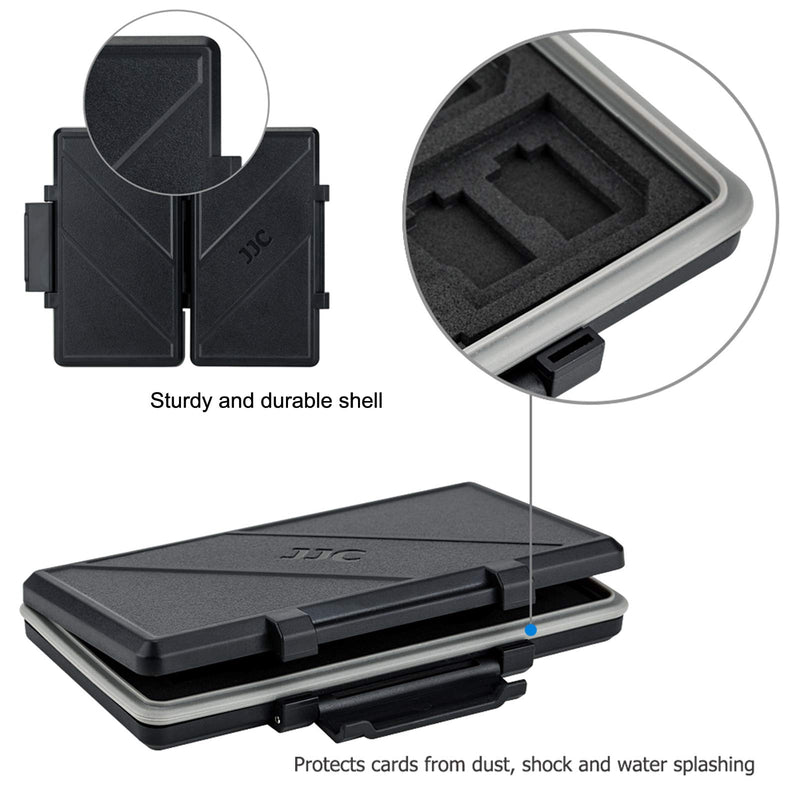 36 Slots Memory Card Case Water-Resistant Anti-Shock Memory Card Wallet for 24 Micro SD SDXC SDHC TF Cards and 12 SD SDXC SDHC Cards - LeoForward Australia
