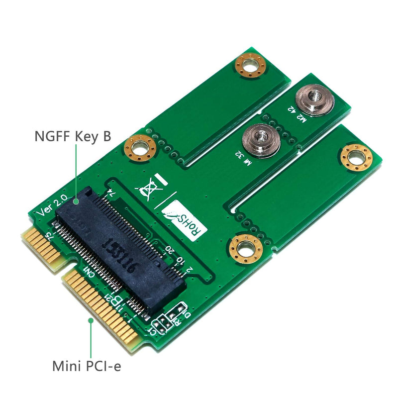  [AUSTRALIA] - M.2 NGFF Key B to Mini PCI-E Adapter w/SIM Card for CDMA GPS LTE(M.2 (NGFF) Mini pci-e to USB Adapter)