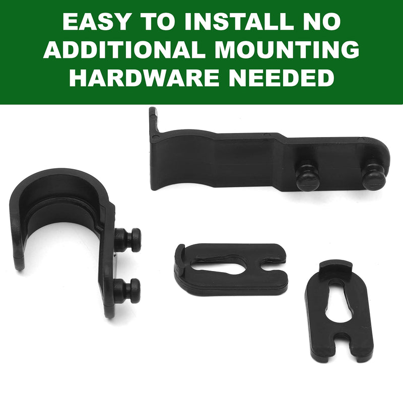  [AUSTRALIA] - Brand New Latch Replacement Set Kit for Mailbox Repair - Top Latch, Door Latch, 2 Latch Clips for Solar Group Standard Mailboxes - Easy to Install No Additional Mounting Hardware Needed 1