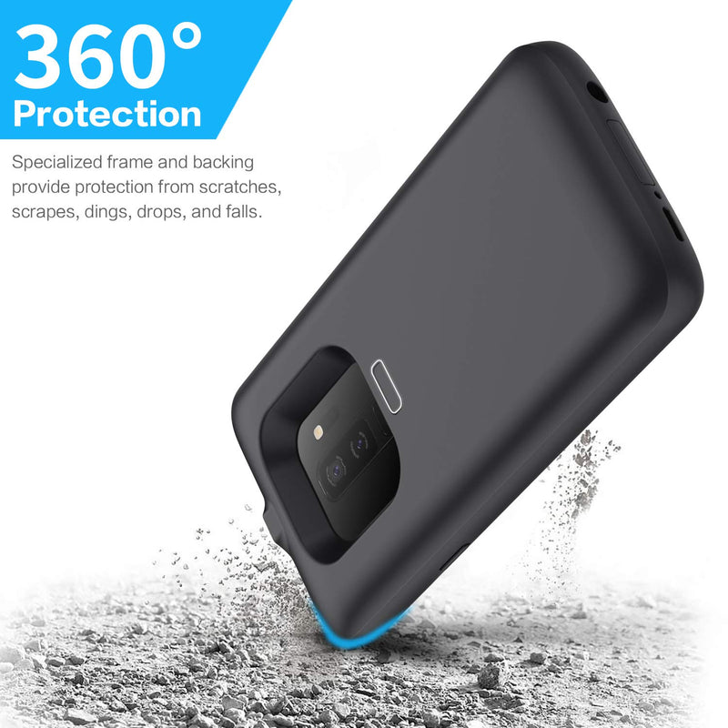  [AUSTRALIA] - Battery Case for Galaxy S9 Plus 6500mAh, Upgraded Rechargeable Charging Battery Pack for Samsung Galaxy S9 Plus Protective Portable Extended Backup Charger Case for S9+ Power Bank Cover (Not S9)