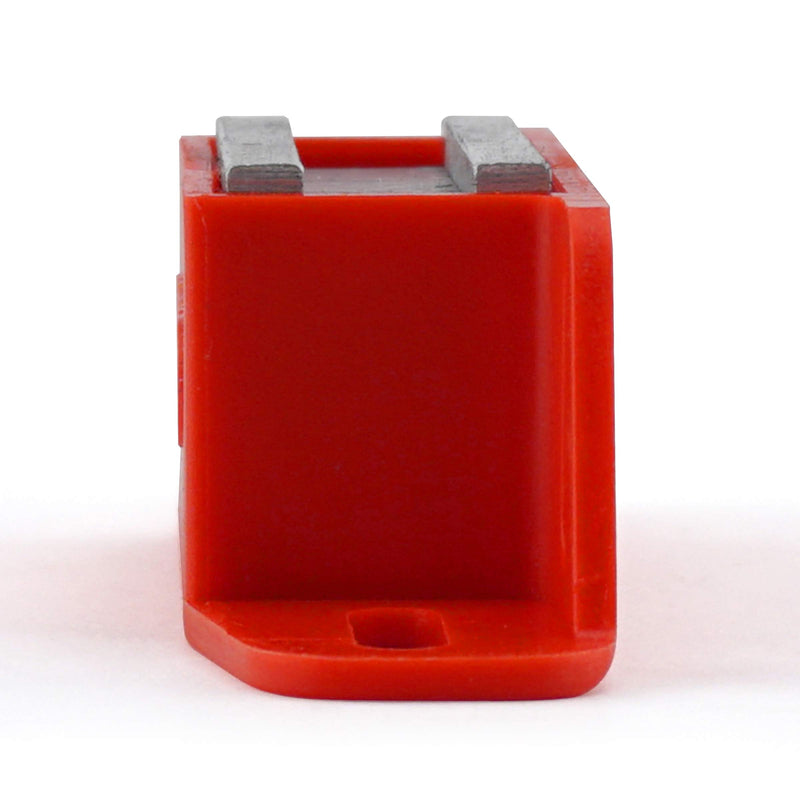 Master Magnetics 07502X2 Magnet Catch, Universal Latch with Strike-Plate, 2-Way Mounting Red, 4.25" Length, 0.938" Width, 1.125" Height, 50 Pounds (Pack of 2) - LeoForward Australia
