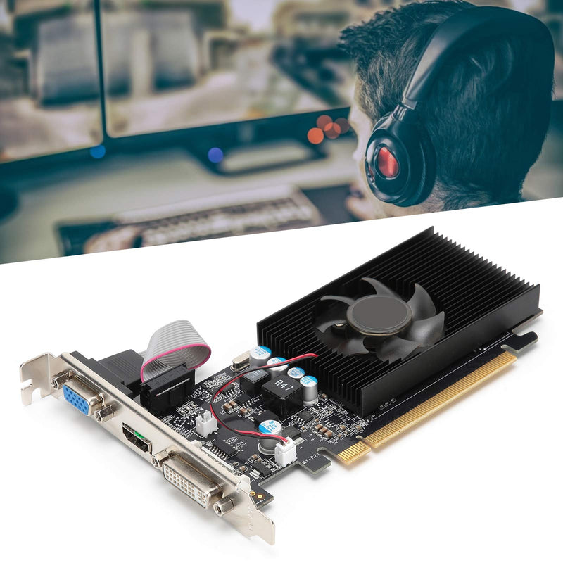  [AUSTRALIA] - T angxi PCI E 2.0 Desktop Graphics Card, 64bit 1GB Video Memory DDR2 532(MHz) 16 Stream Processor Units Video Game Graphics Card Chip for Nvidia GT210