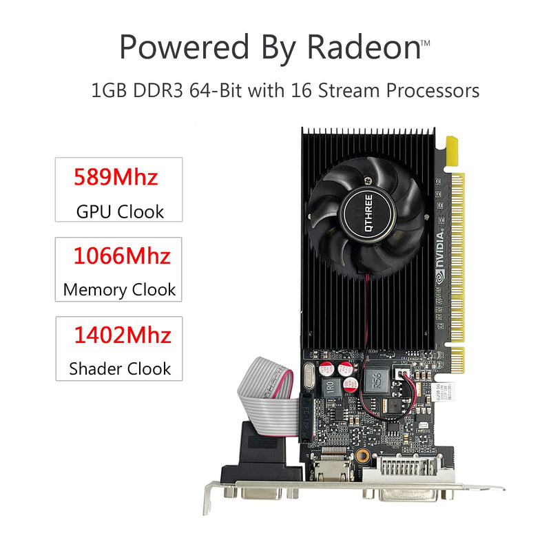  [AUSTRALIA] - GeForce 210 Graphic Card,1024 MB,DDR3,64 Bits,HDMI,DVI,VGA,Low Profile,589 MHz Core Frequency Desktop Video Card for PC Working,DirectX 10.1, OpenGL 3.3,PCI Express x16,Low Power