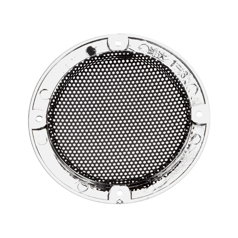  [AUSTRALIA] - uxcell Speaker Grill Cover 3 Inch 95mm Mesh Decorative Circle Subwoofer Guard Protector Black and Silver 2pcs