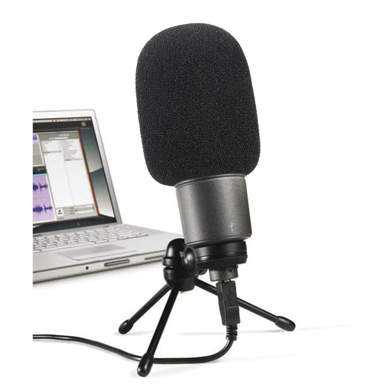  [AUSTRALIA] - AT2020 Pop Filter Foam Cover - Large Mic Windscreen for Audio Technica AT2020 AT2020USB+ AT2035 Condenser Microphone to Blocks Out Plosives