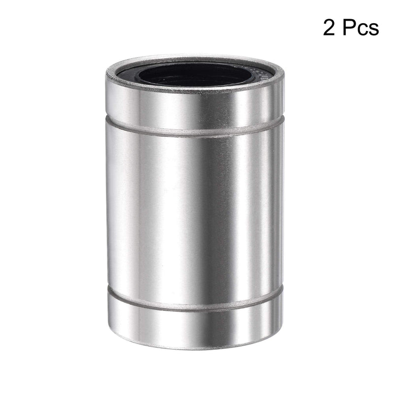  [AUSTRALIA] - uxcell LM25UU Linear Ball Bearings 25mm Bore 40mm OD 59mm Length Nickel Plated for CNC Machine 3D Printer 2pcs