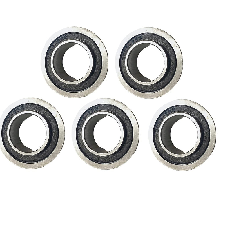  [AUSTRALIA] - 5PCS Flanged Ball Bearing ID 3/4" x OD 1-3/8",Lawn Mower, Wheelbarrows, Carts & Hand Trucks Wheel Hub for Suitable,Replacement for Lawn Mower Wheel Bearing, Bushing to Bearings Conversion