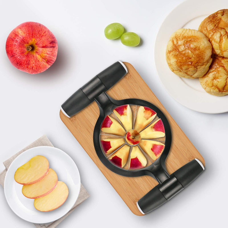  [AUSTRALIA] - LIANGKEN Apple Slicer and Corer Tool, Professional Apple Cutter 8 Slices with Stainless Steel Blade, Apple Divider with Comfortable Handle, Durable and Sturdy, Fruit Slicer