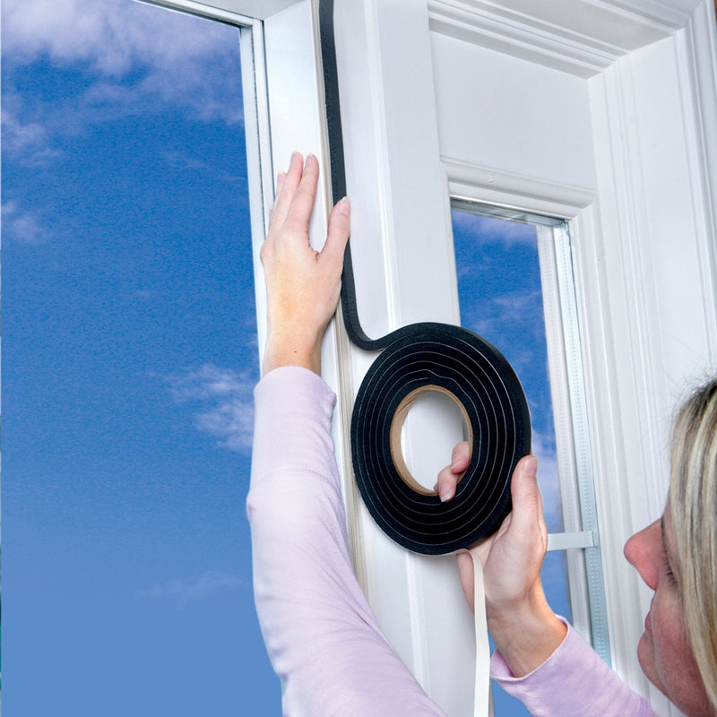  [AUSTRALIA] - Duck Brand Self Adhesive Foam Weatherstrip Seal for Extra Large Gaps, 3/4-Inch x 1/2-Inch x 10-Feet, 3 Rolls, 284424 3 Roll Extra Large Gap