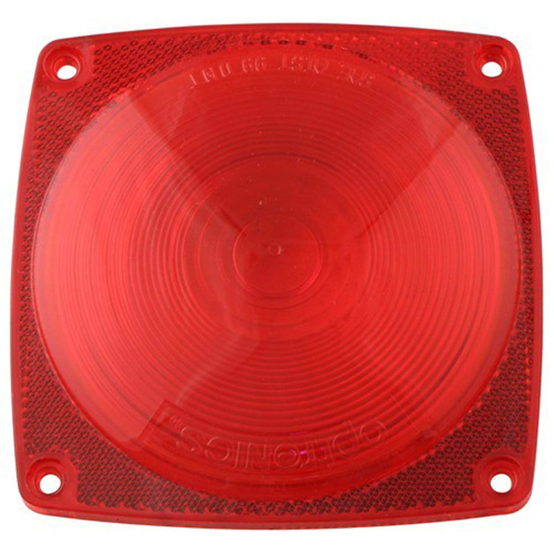  [AUSTRALIA] - Optronics A8RK Tail and Side Marker Light Replacement Lens Set, Red