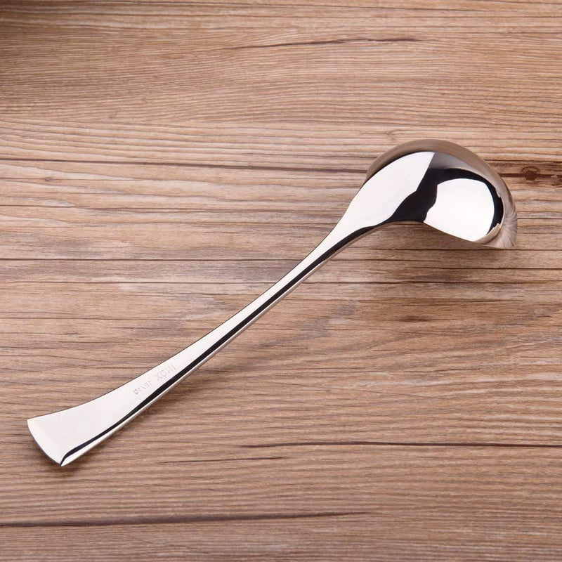  [AUSTRALIA] - IMEEA 7.5inch 18/10 Stainless Steel Gravy Soup Spoon